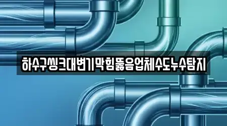 하수구씽크대변기막힘뚫음업체수도누수탐지