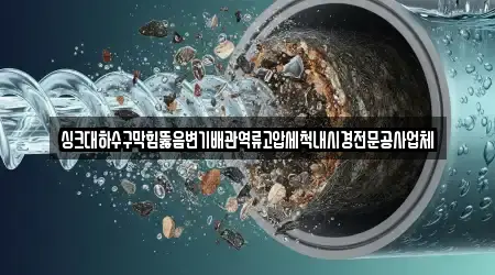 싱크대하수구막힘뚫음변기배관역류고압세척내시경전문공사업체