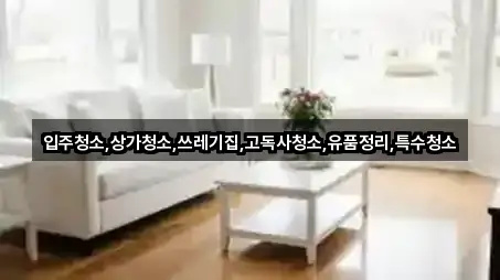 전라남도 순천 황전면 입주청소 2곳 즉시 확인