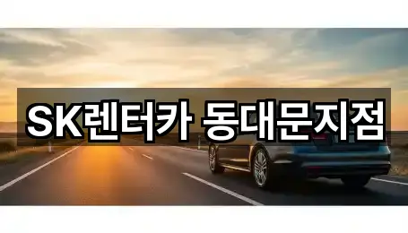 중구 을지로5가 장기렌트카 영업지점 3곳