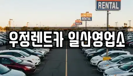 경기 고양시 덕양구 내곡동 렌트카 전문 우정렌트카 일산영업소