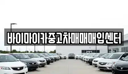 경기 고양시 덕양구 내곡동 중고차매매 전문 바이마이카중고차매매매입센터