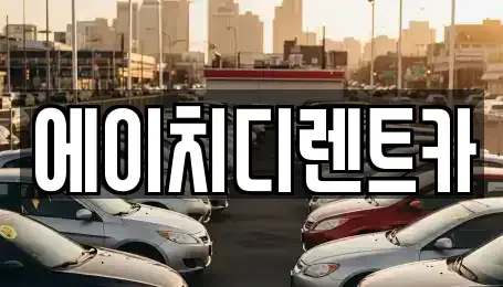 경기 시흥시 화정동 렌트카 전문 에이치디렌트카