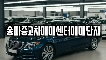 경기 양평군 강하면 중고차 전문 송파중고차매매센터매매단지