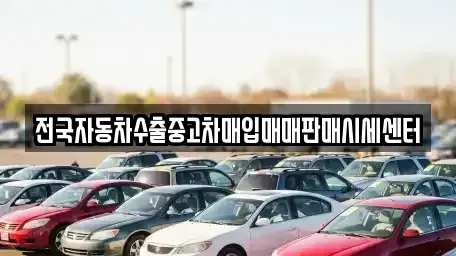 경기 화성시 남양읍 중고차매입 전문 전국자동차수출중고차매입매매판매시세센터