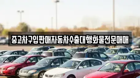 경기도 시흥시 하중동 중고차 전문 중고차구입판매자동차수출대행화물전문매매