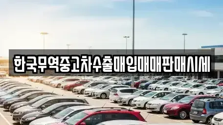 경남 합천군 중고차매입 전문 한국무역중고차수출매입매매판매시세