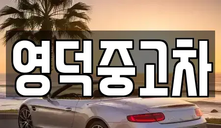 경북 영덕군 영덕읍 중고차매매 전문 영덕중고차