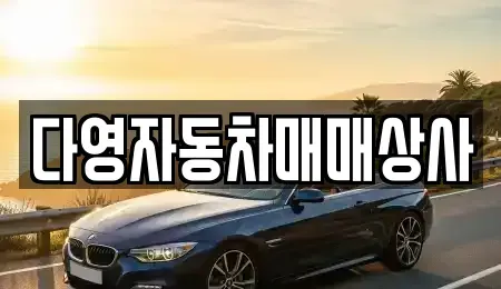 경상남도 고성군 중고차 전문 다영자동차매매상사
