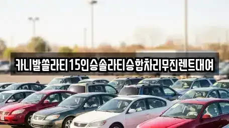 경상남도 창원시 마산합포구 장군동5가 렌트카 전문 카니발쏠라티15인승솔라티승합차리무진렌트대여