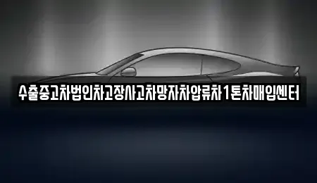 경상북도 영덕군 남정면 중고차매매 전문 수출중고차법인차고장사고차망자차압류차1톤차매입센터
