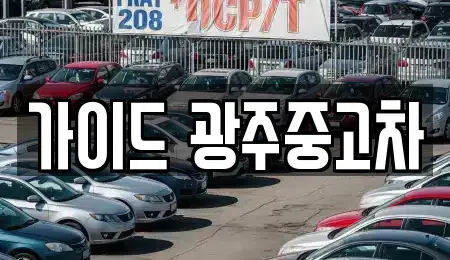 광주 서구 중고차 전문 가이드 광주중고차