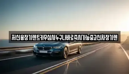 대전 대덕구 용호동 렌트카 전문 저신용장기렌트카무심사누구나바로즉시가능중고신차장기렌