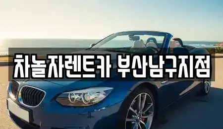 부산광역시 남구 렌트카 전문 차놀자렌트카 부산남구지점