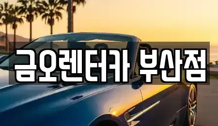 부산광역시 남구 장기렌트카 전문 금오렌터카 부산점