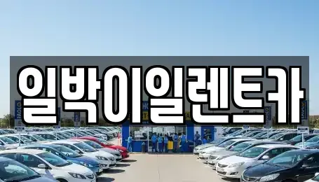 부산광역시 사상구 학장동 렌트카 전문 일박이일렌트카