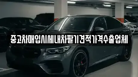 부산광역시 사상구 학장동 중고차매입 전문 중고차매입시세내차팔기견적가격수출업체