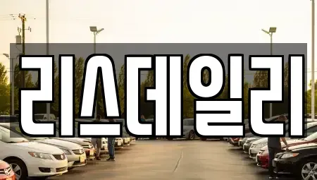 서울 도봉구 도봉동 장기렌트카 전문 리스데일리