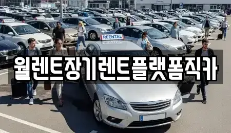 서울 영등포구 양화동 렌트카 전문 월렌트장기렌트플랫폼직카