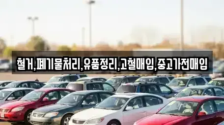 서울특별시 강서구 오곡동 중고차매입 전문 철거,폐기물처리,유품정리,고철매입,중고가전매입