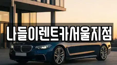 서울특별시 성북구 길음동 렌트카 전문 나들이렌트카서울지점