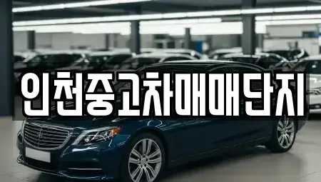 인천광역시 미추홀구 중고차 전문 인천중고차매매단지