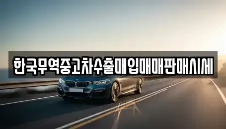 전북 전주시 완산구 상림동 중고차 전문 한국무역중고차수출매입매매판매시세