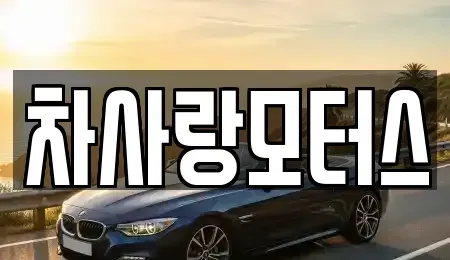 전북특별자치도 군산시 금암동 중고차 전문 차사랑모터스