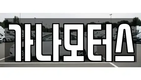 충남 예산군 고덕면 중고차 전문 가나모터스