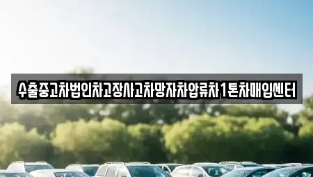 충남 예산군 고덕면 중고차 전문 수출중고차법인차고장사고차망자차압류차1톤차매입센터