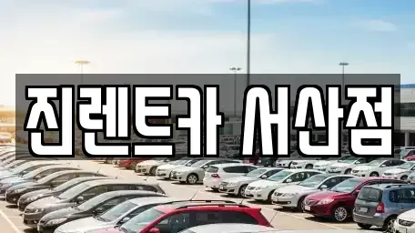 충청남도 서산시 석림동 렌트카 전문 진렌트카 서산점